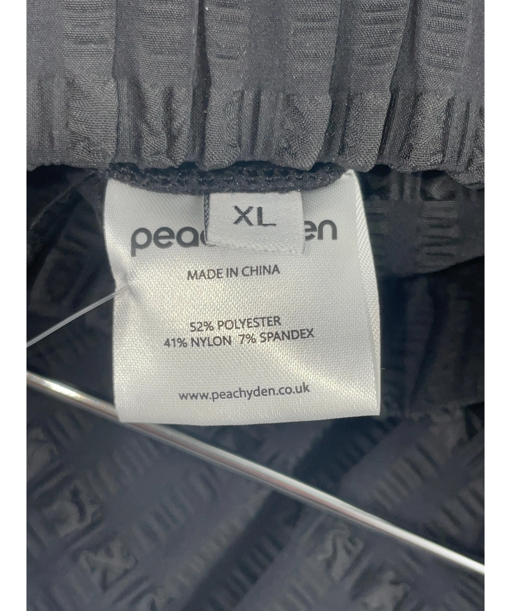 PEACHY DEN Black Cindy Capris Black XL, size UK 18 — label
