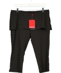 PEACHY DEN Black Cindy Skirt Capris Black, size UK XL — front