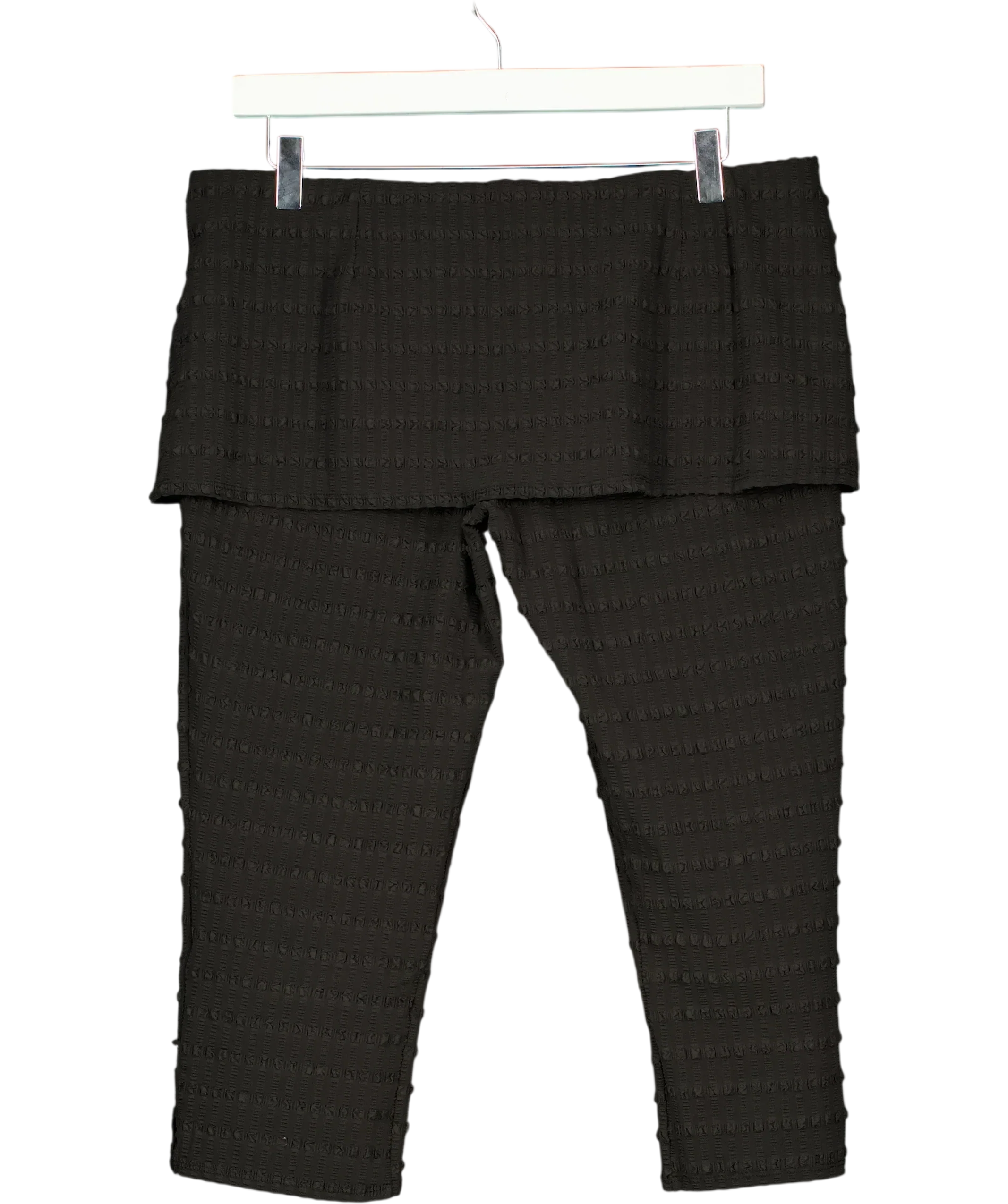 PEACHY DEN Black Cindy Skirt Capris Black, size UK XL — back