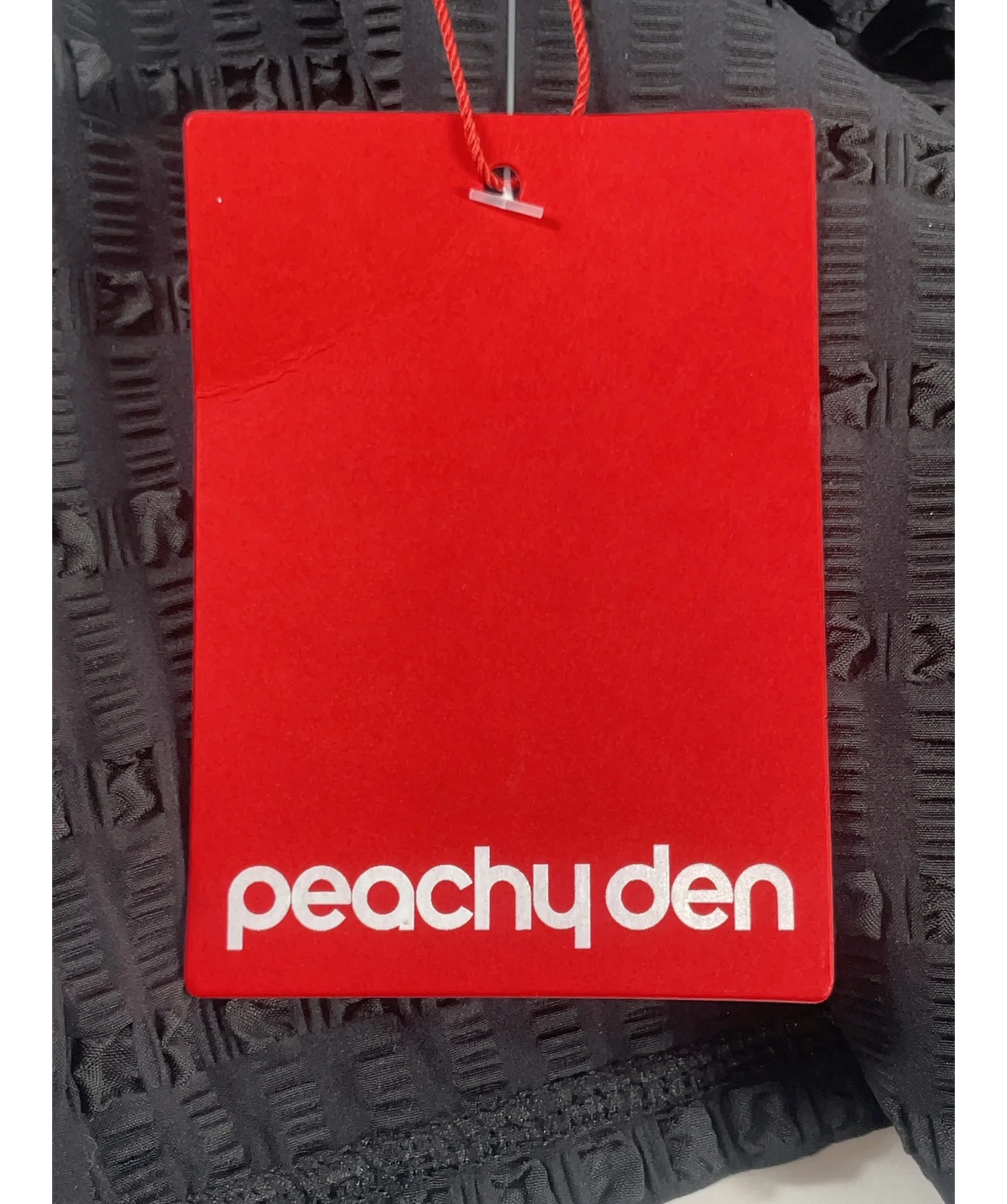 PEACHY DEN Black Cindy Mini Skort Black Size XL, size UK 14 — detail