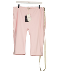 Mars the Label Pink The Maryam Capri Leggings in Baby Pink, size UK 18 — front