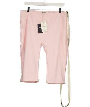 Mars the Label The Maryam Capri Leggings In Baby Pink UK 18