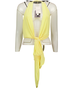 Mars the Label Yellow The Kellie Multiway Top Yellow, size UK 16 — front
