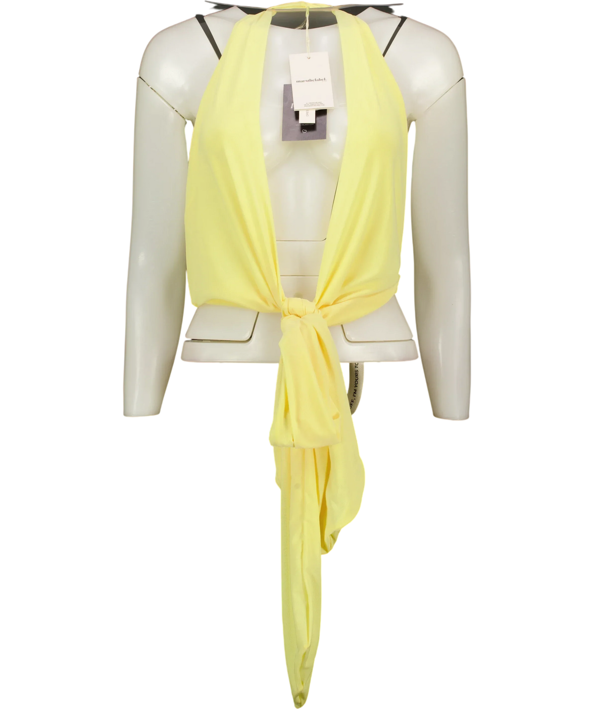 Mars the Label Yellow The Kellie Multiway Top Yellow, size UK 16 — front