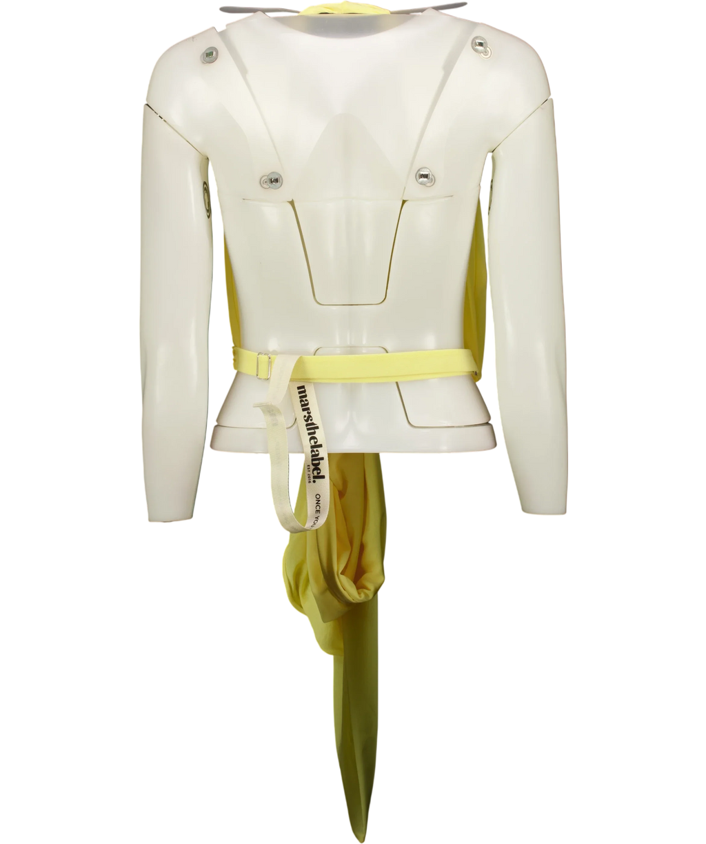 Mars the Label Yellow The Kellie Multiway Top Yellow, size UK 16 — back