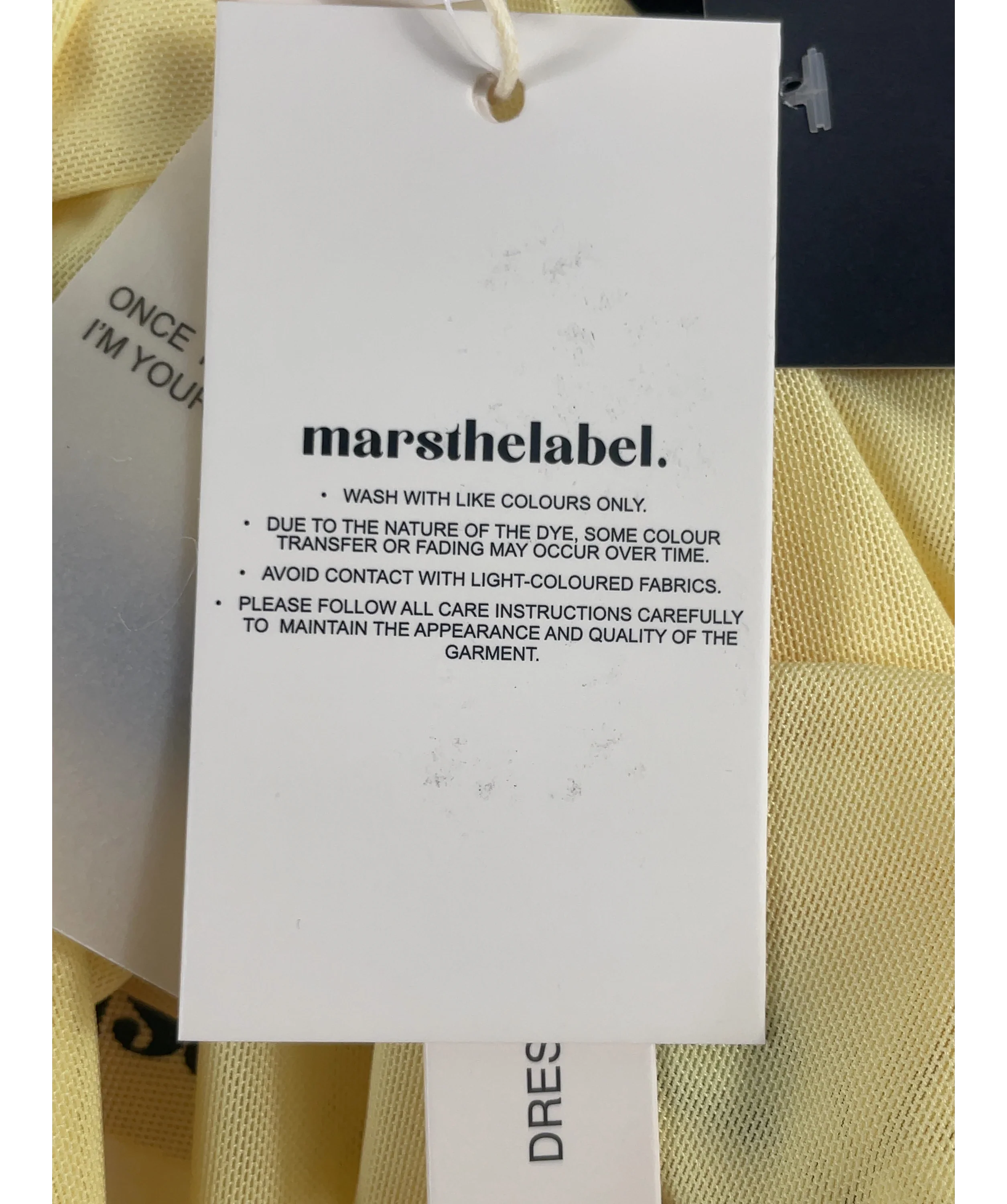 Mars the Label Yellow The Kellie Multiway Top Yellow, size UK 18 — label