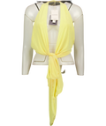 Mars the Label Yellow The Kellie Multiway Top Yellow, size UK 18 — front