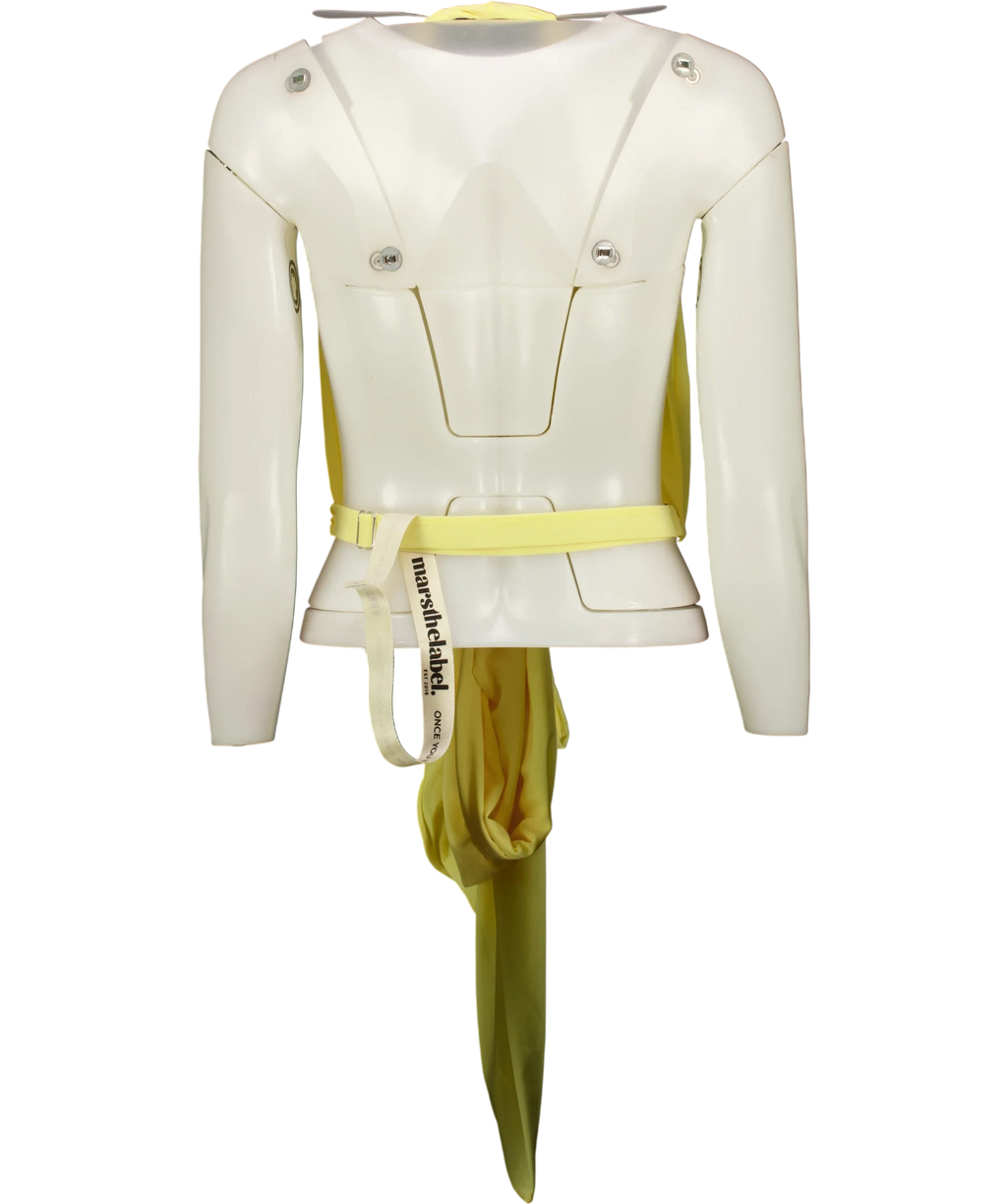 Mars the Label Yellow The Kellie Multiway Top Yellow, size UK 18 — back