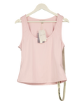 Mars the Label Pink The Sculpt Vest Top Baby Pink, size UK 16 — front