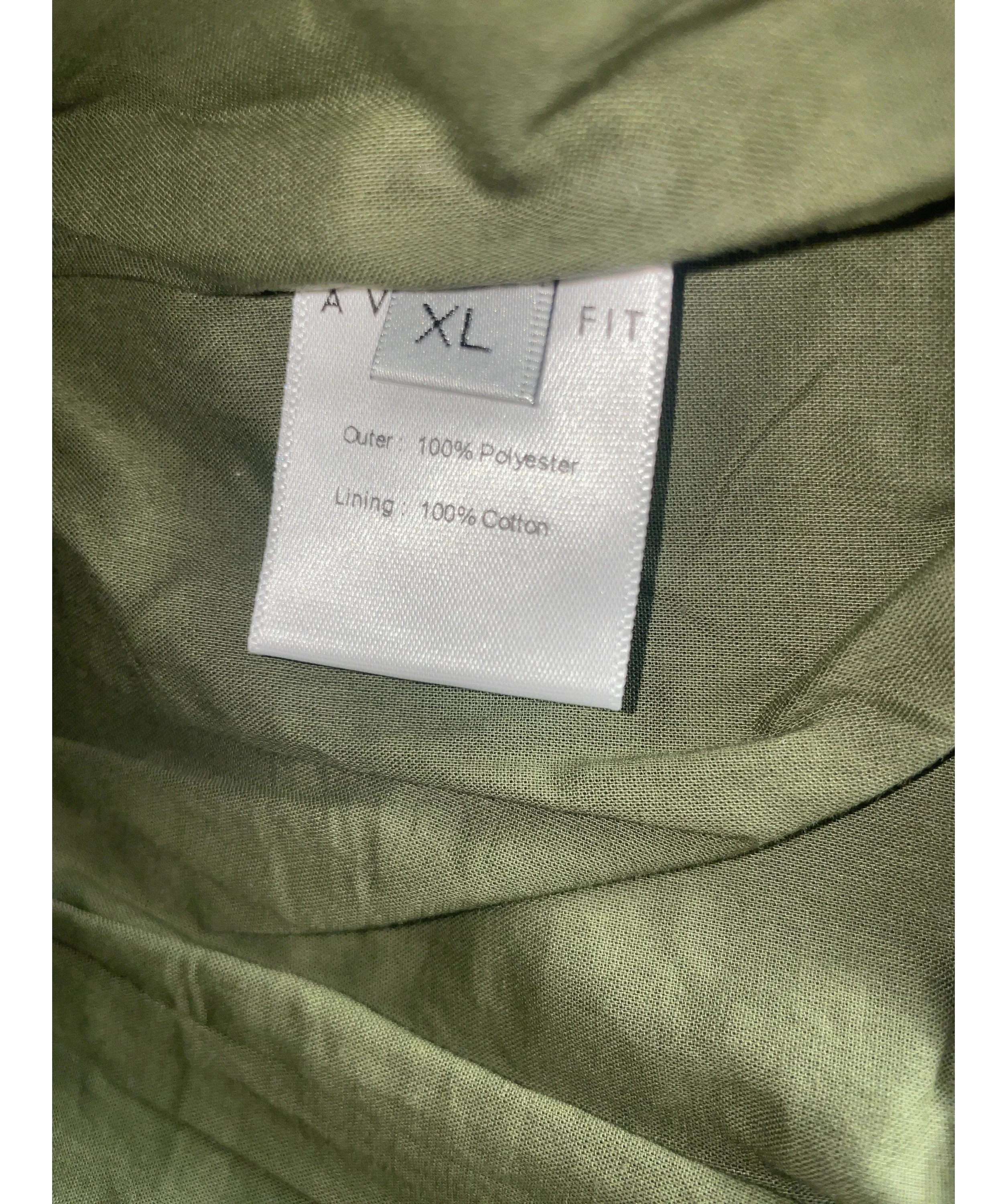 A VINTAGE FIT Green Faux Croc Leather  Zip Up Vest Cypress Green  XL, size UK 14 — label