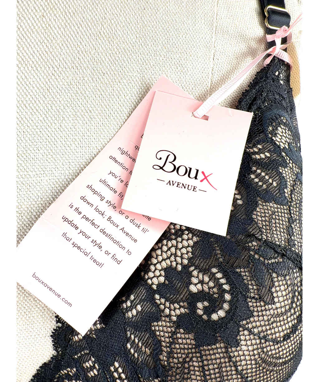 boux avenue Black Colour, size UK 36DD — detail