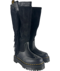 Dr Martens Black Desert Rodeo Quad Hi Knee High Boots, size UK 5 EU 38 👠 — front