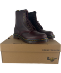 Dr Martens Red 1460 Crazy Horse Leather Lace Up Boots Cherry Red, size UK 5 EU 38 👠 — front