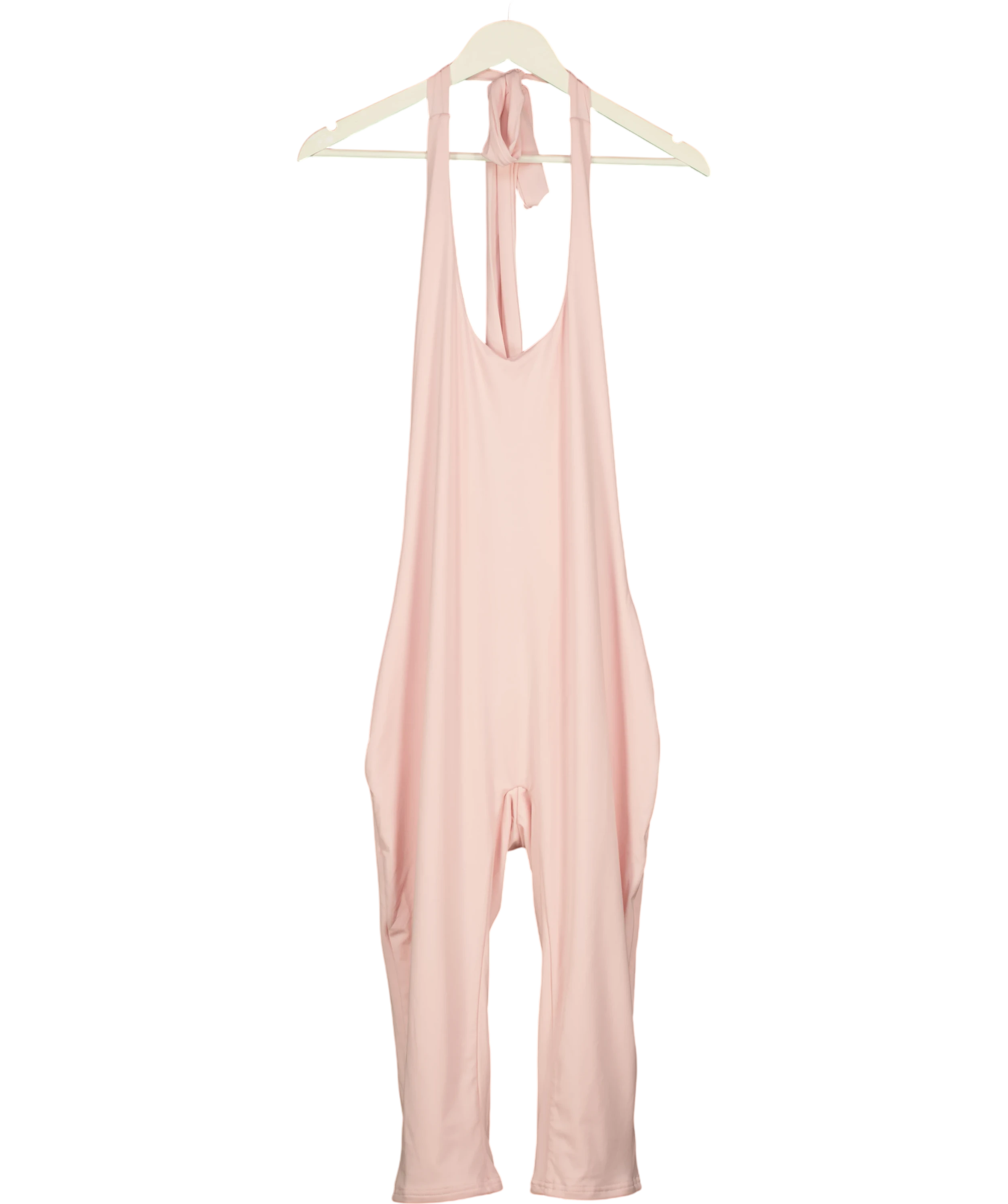 Mars the Label Pink The Sandra Capri Jumpsuit in Pink, size UK 18 — front