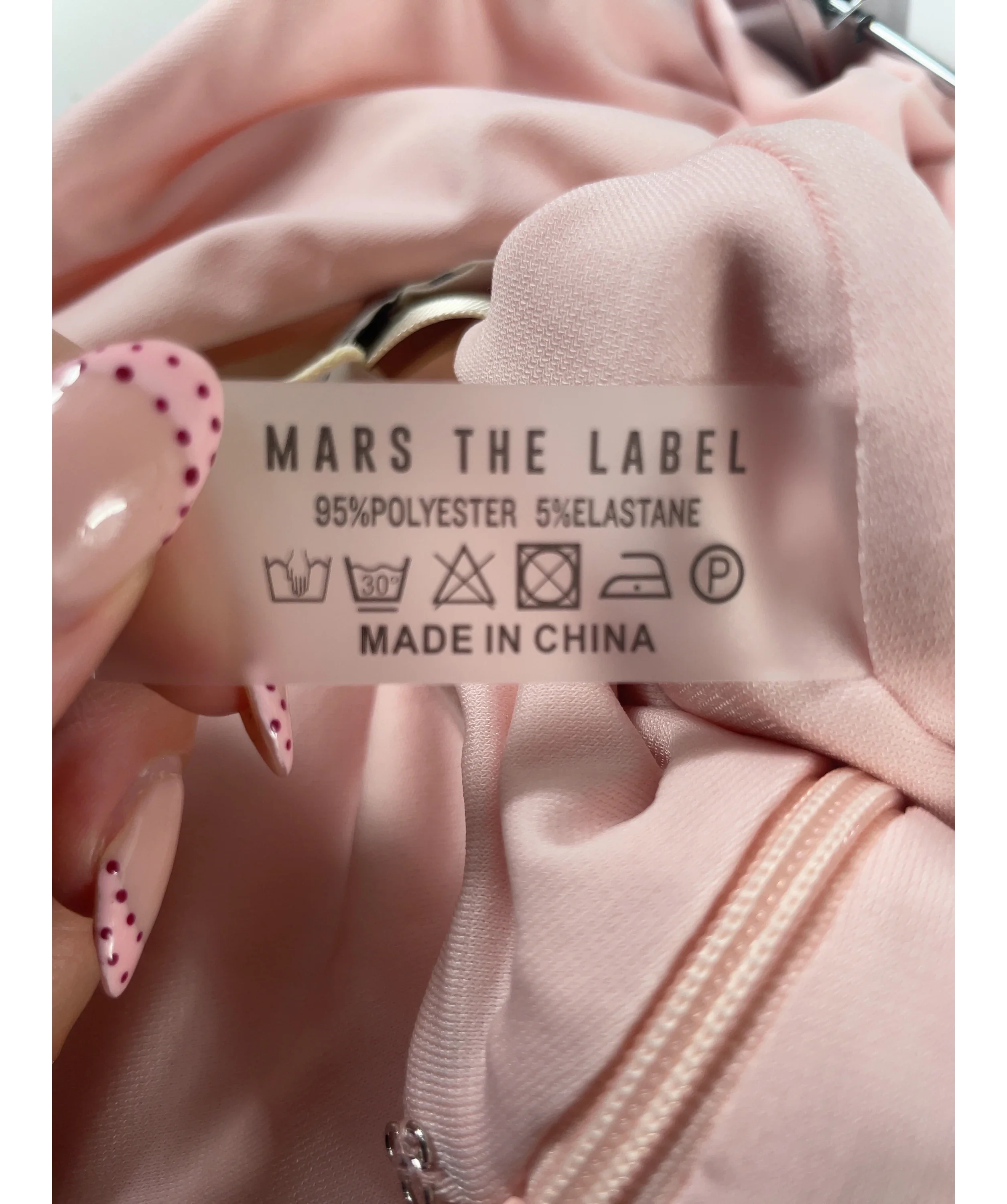 Mars the Label Pink The Sandra Corset Waist Capri Jumpsuit In PINK, size UK 16 — label