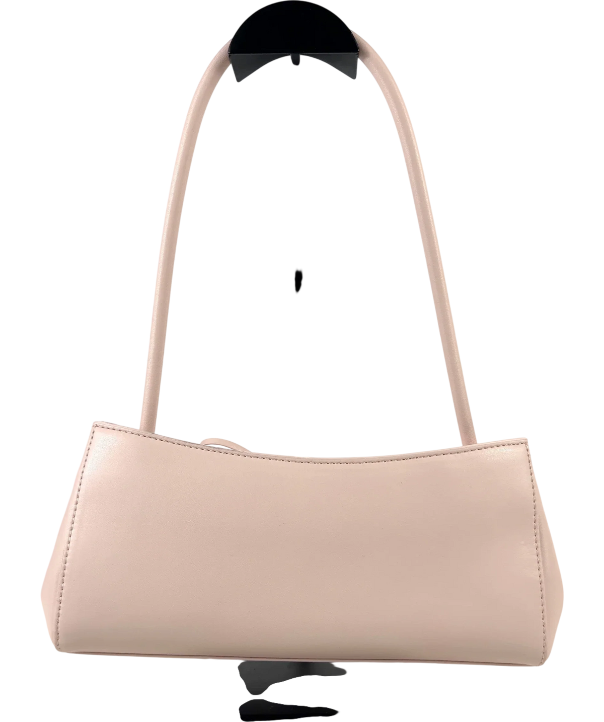 Charles & Keith Hazel Bow Panelled Shoulder Bag Pink — Back