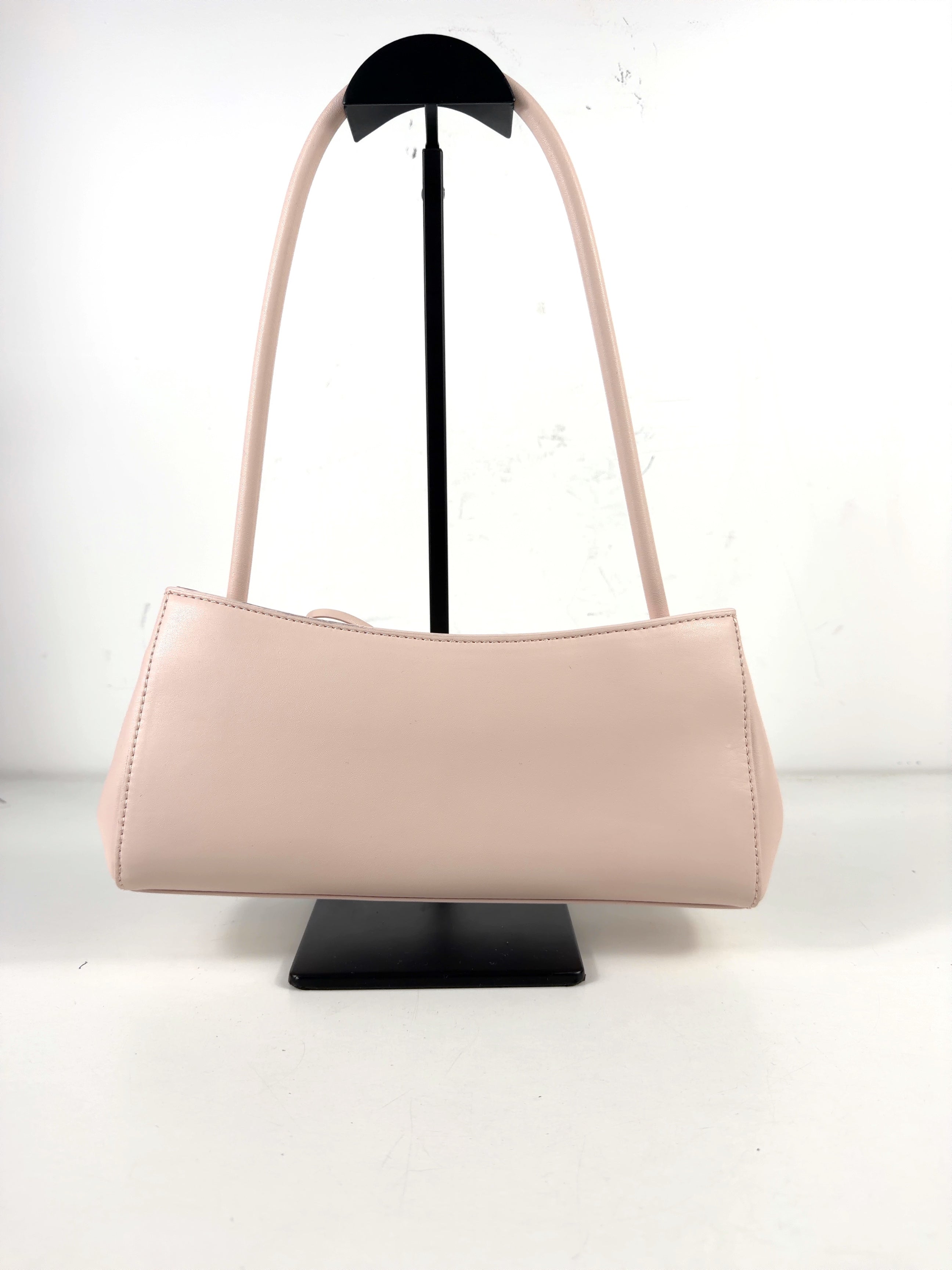 Charles & Keith Pink Hazel Bow Panelled Shoulder Bag — back