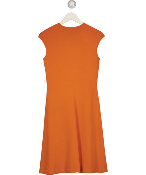 RALPH LAUREN Orange Sleeveless Knit Fit & Flare Skater Dress UK S