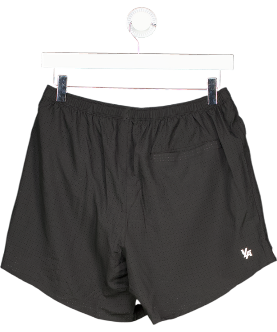 Young LA Black Lightweight Vented Running Shorts UK M