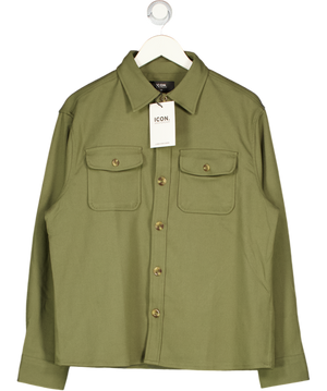 Icon Amsterdam Green The Vito Overshirt UK M
