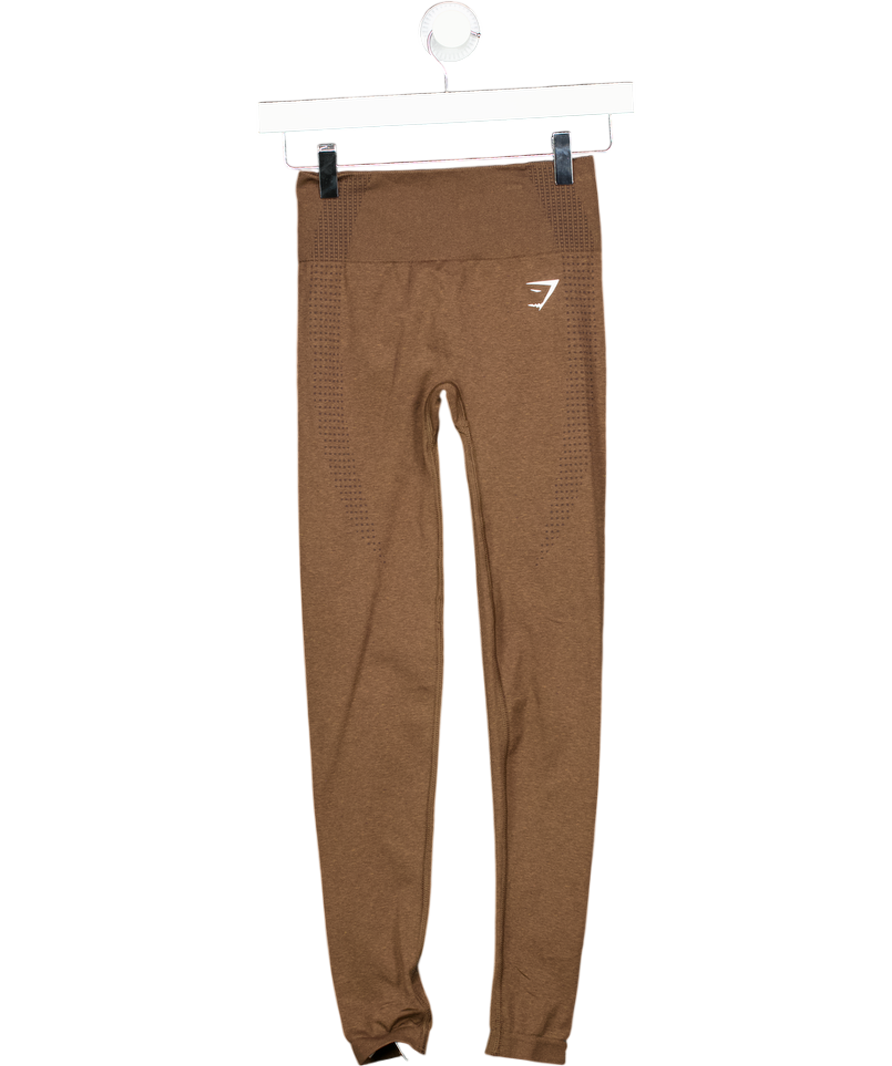 gymshark Brown Vital Leggings UK XS