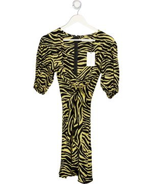 Faithfull The Brand Yellow Ilia Mini Dress UK S