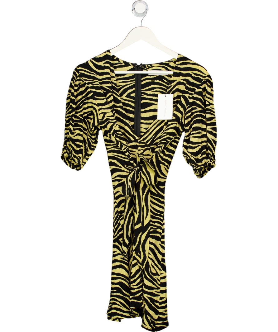Faithfull The Brand Yellow Ilia Mini Dress UK S