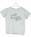 MINI A TURE Blue Cross Bow Plane T-shirt 12-18 Months