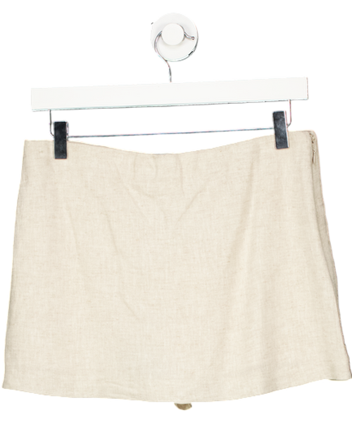 Abercrombie & Fitch Beige Scarlett Mini Skort Mid Rise UK S
