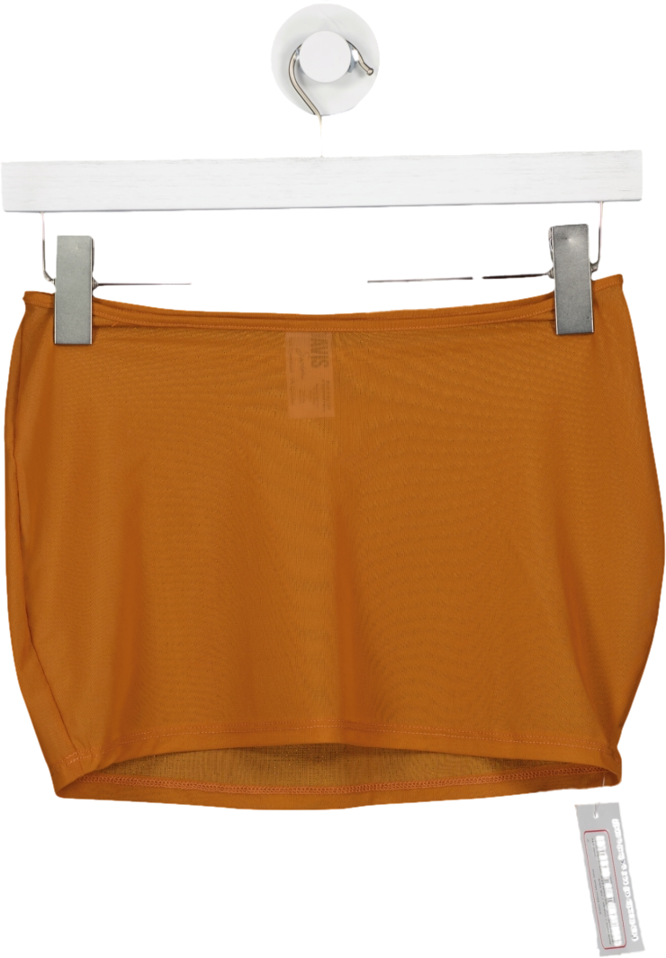 davis swim Orange Swim Micro Mesh Skirt UK XS/S