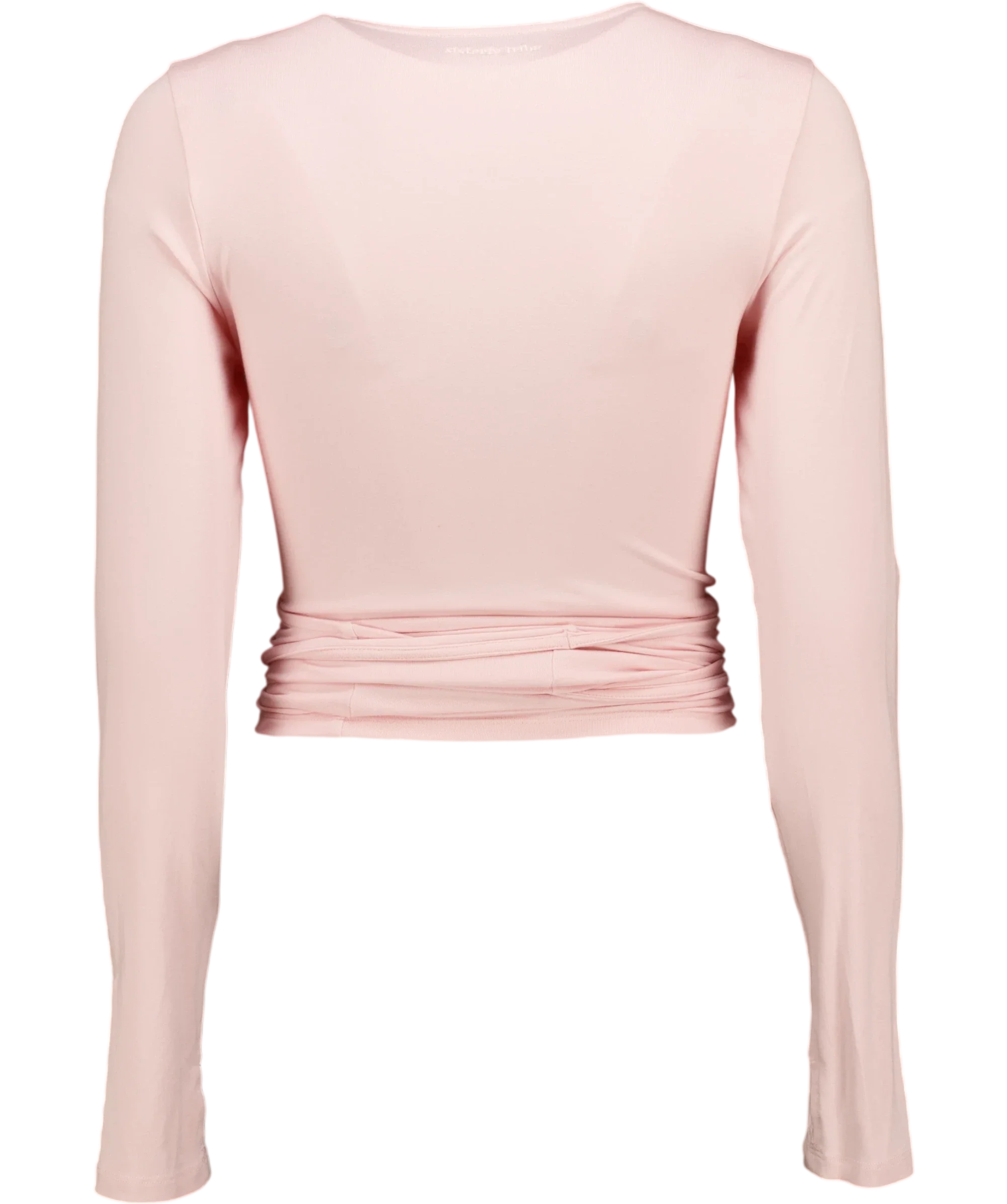 SISTERLY TRIBE Pink Soft Ballet Wrap Top Ballet Slipper pink, size UK M — back