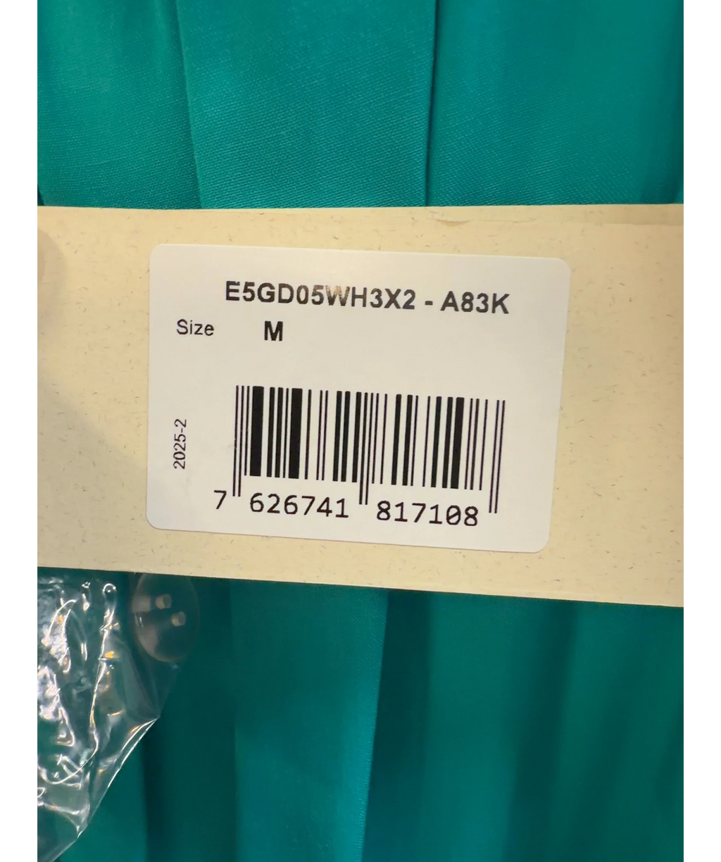 Guess teal Beach Tiered Maxi Skirt, size UK M — care label