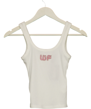WHITE FOX X Always Recognised Rib Tank White UK XS
