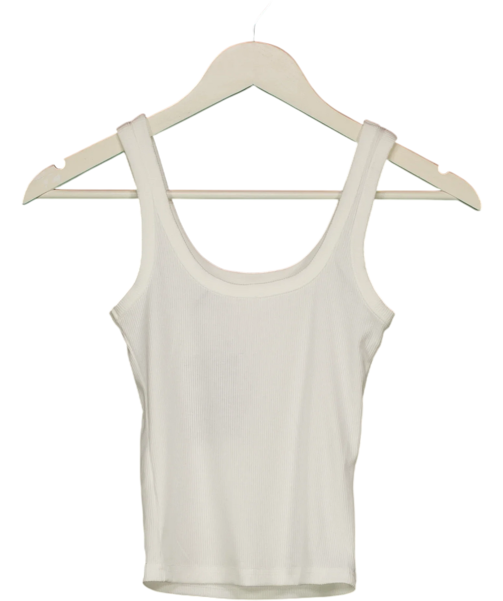 WHITE FOX White x Always Recognised Rib Tank White, size UK XS — back