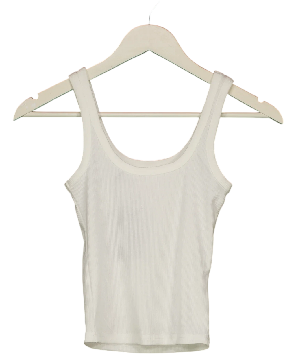 WHITE FOX White x Always Recognised Rib Tank White, size UK XS — back
