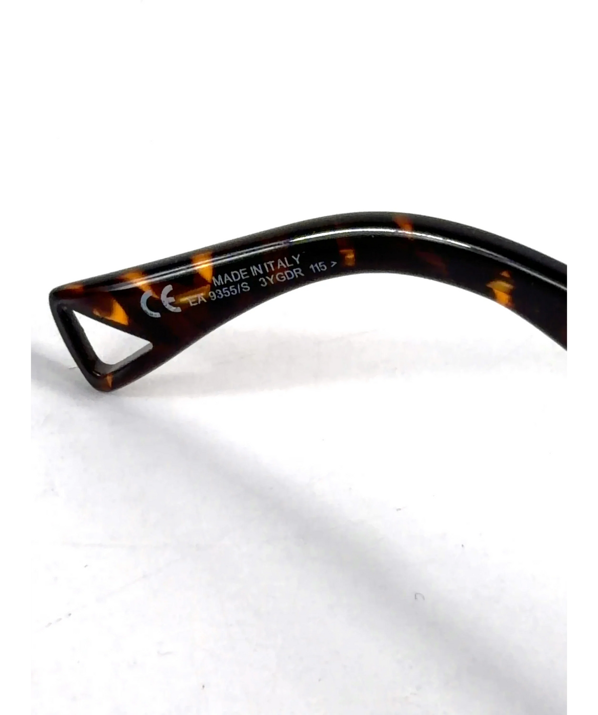 Emporio Armani Shield Sunglasses Brown UK M — Materials
