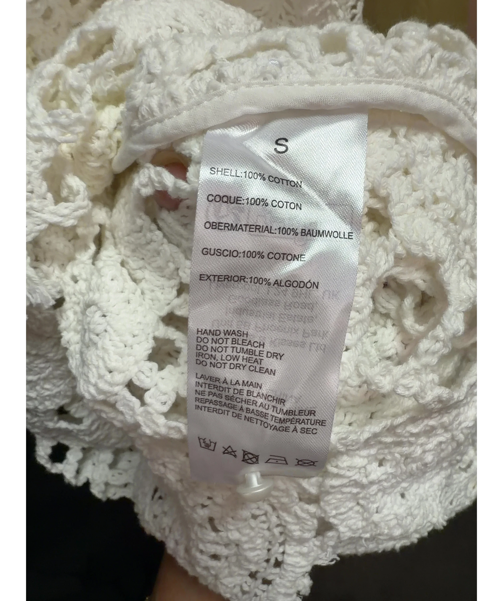 Noughts & Kisses White Colour, size UK S — label
