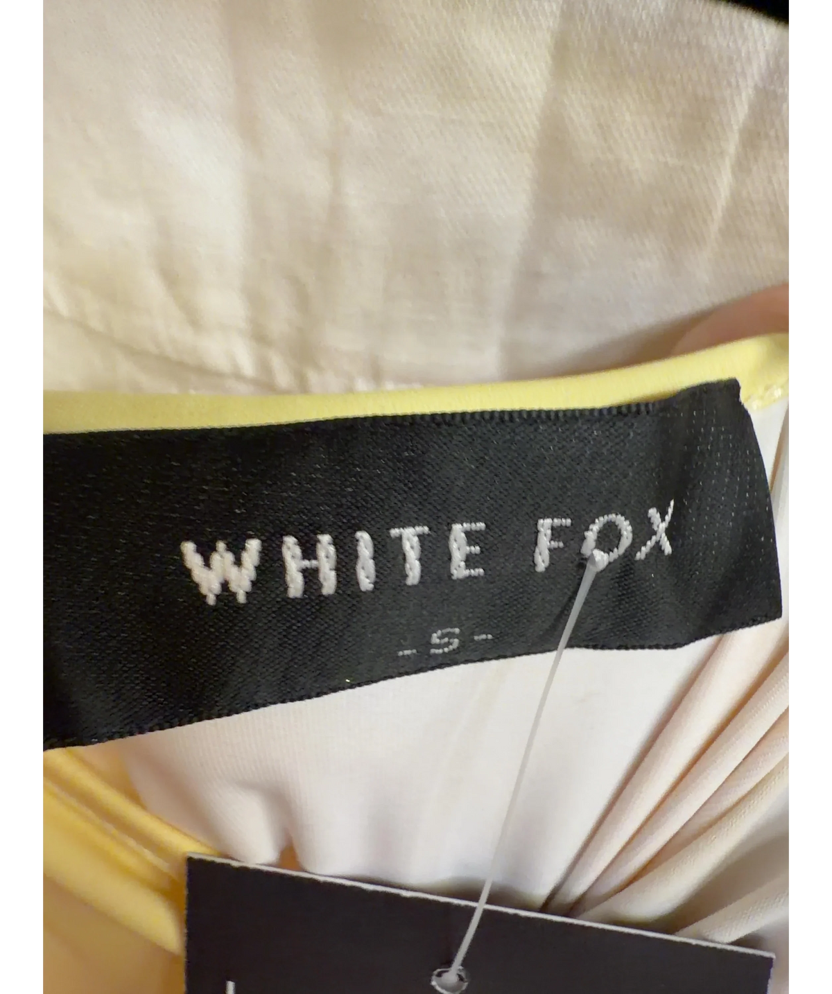 WHITE FOX Yellow Colour, size UK S — detail