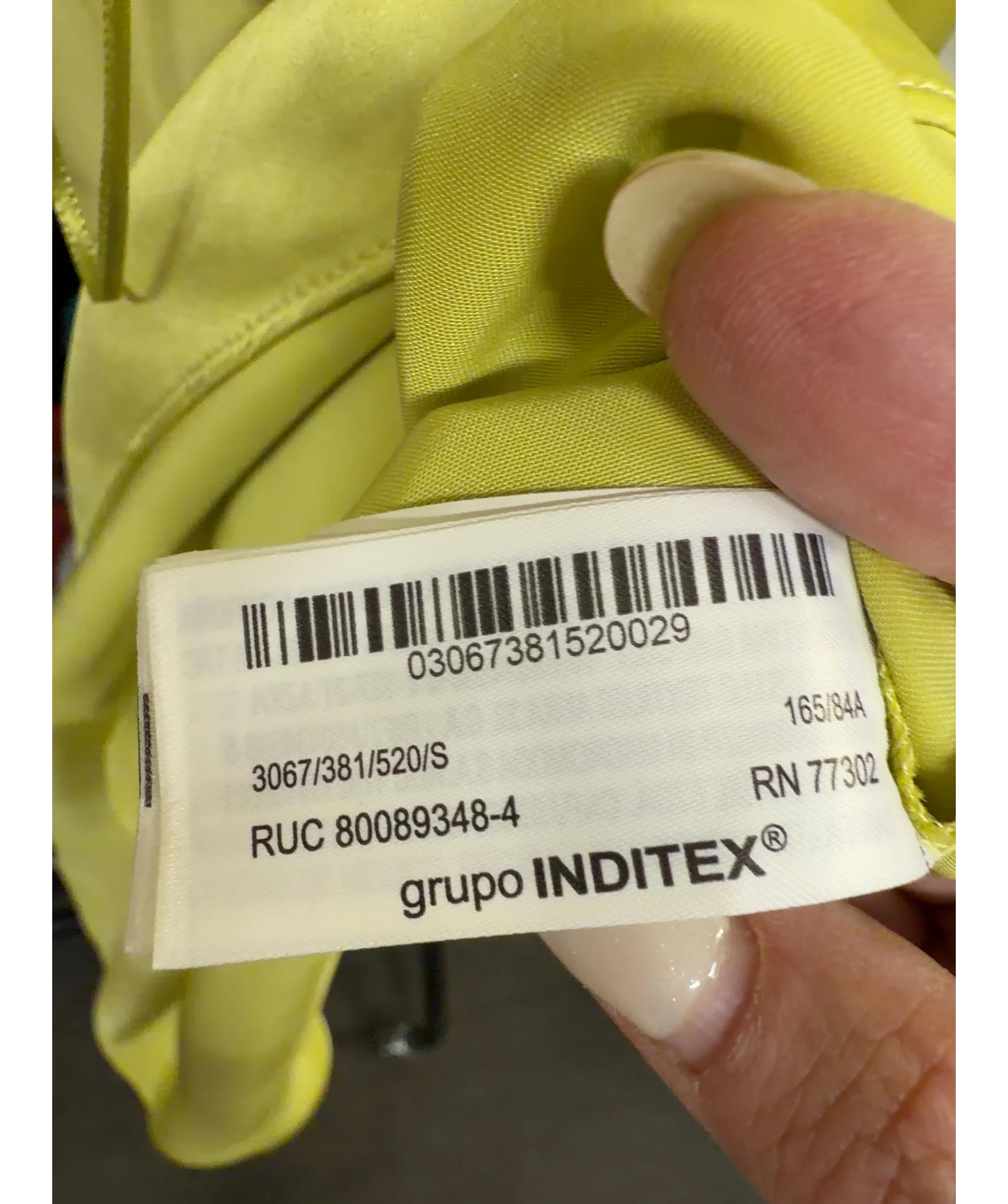 ZARA green cowl-neck midi slip dress, size UK S — label