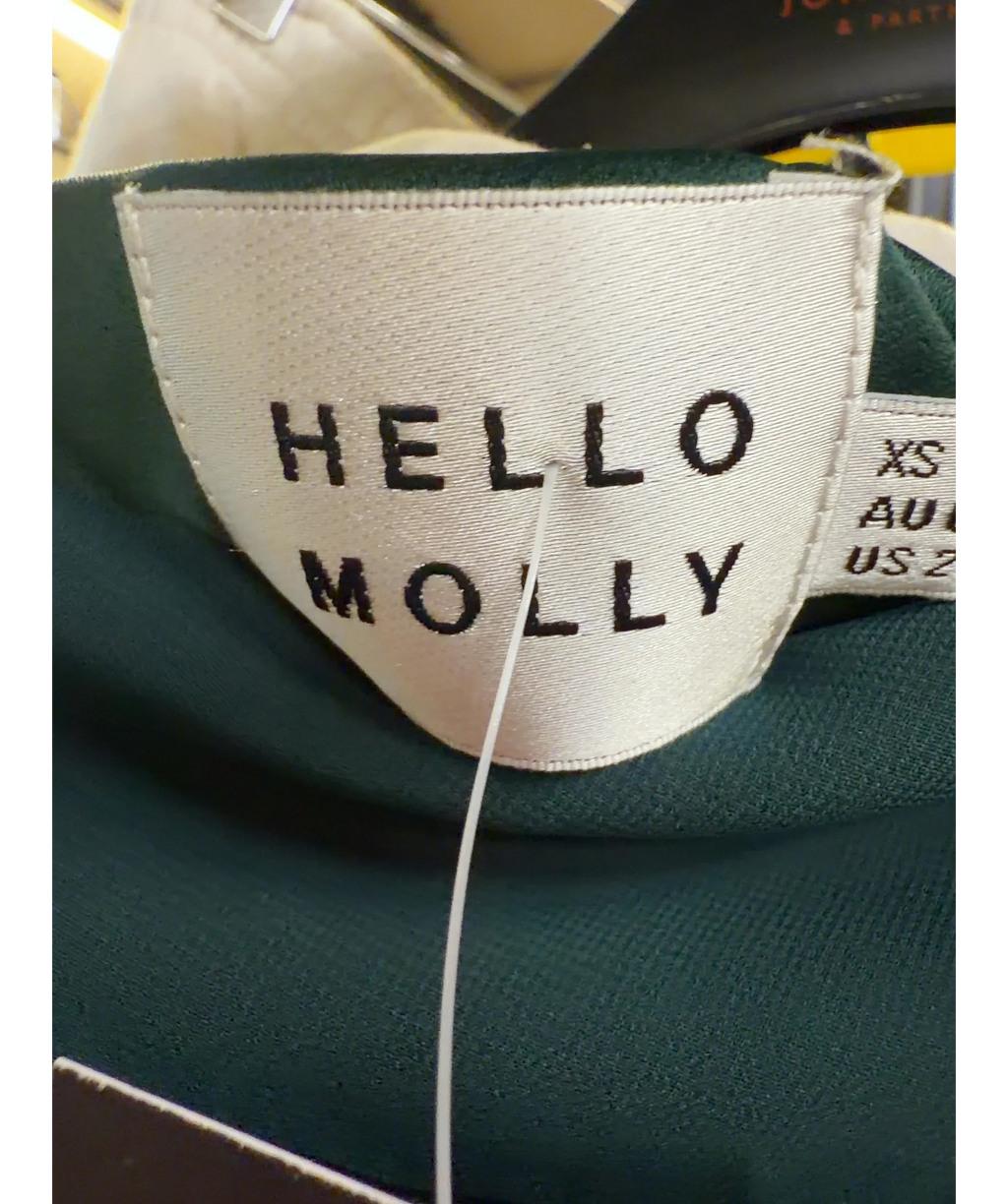 Hello Molly Green Colour, size UK 6 — detail