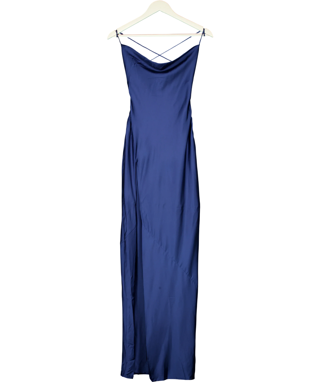 Babyboo Blue Misha Maxi Dress, size UK XS — front