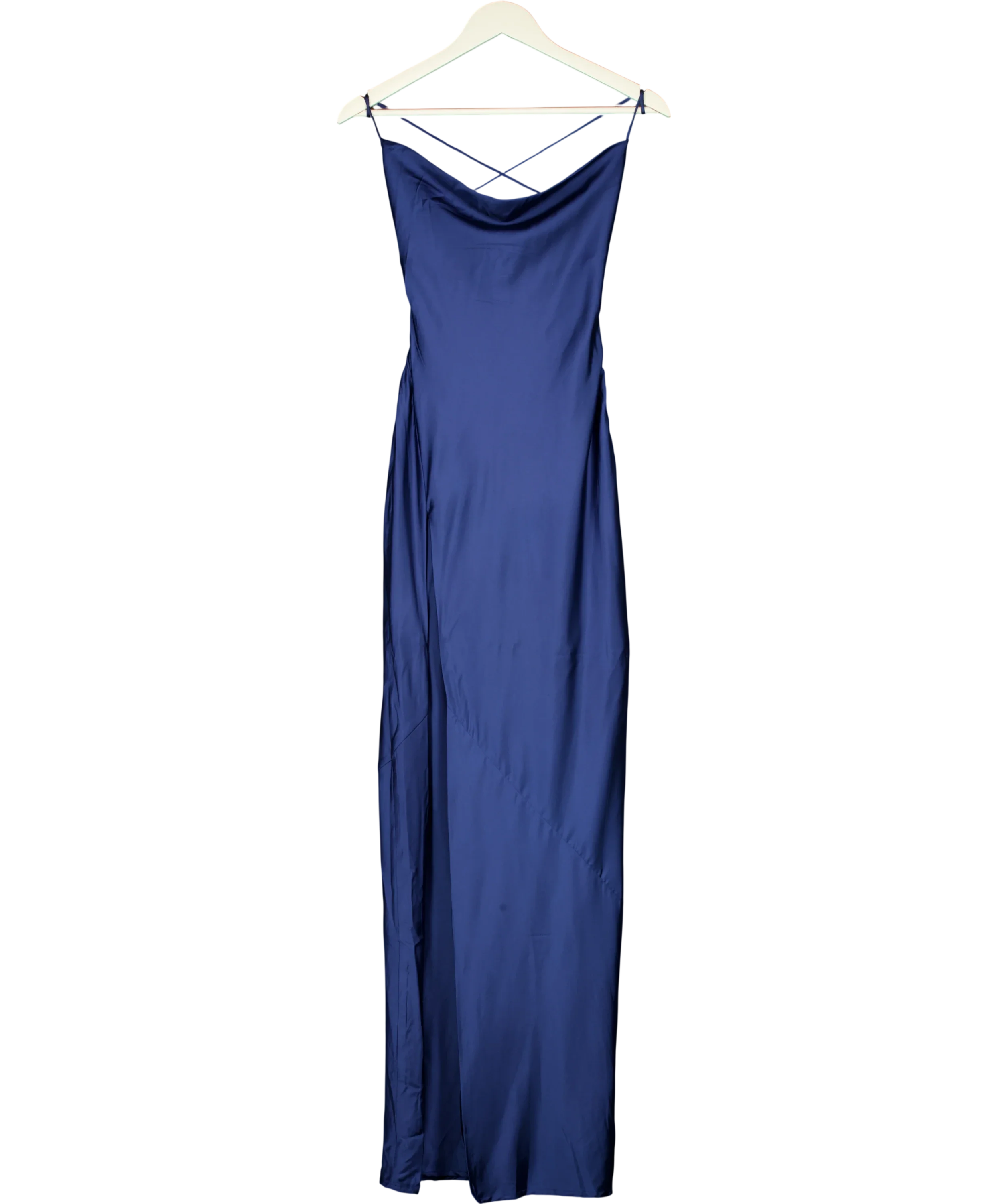 Babyboo Blue Misha Maxi Dress, size UK XS — front