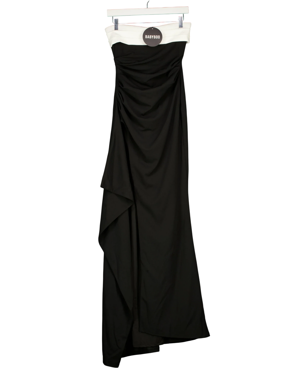 Babyboo Black Zafira Maxi Dress, size UK S — front