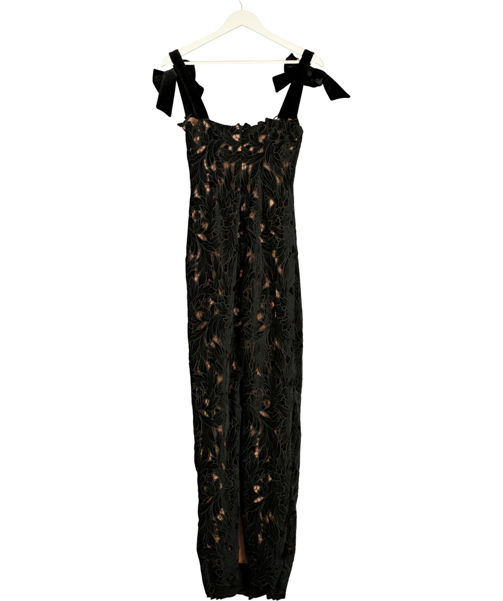 House of CB Black Tiff, size UK S — back