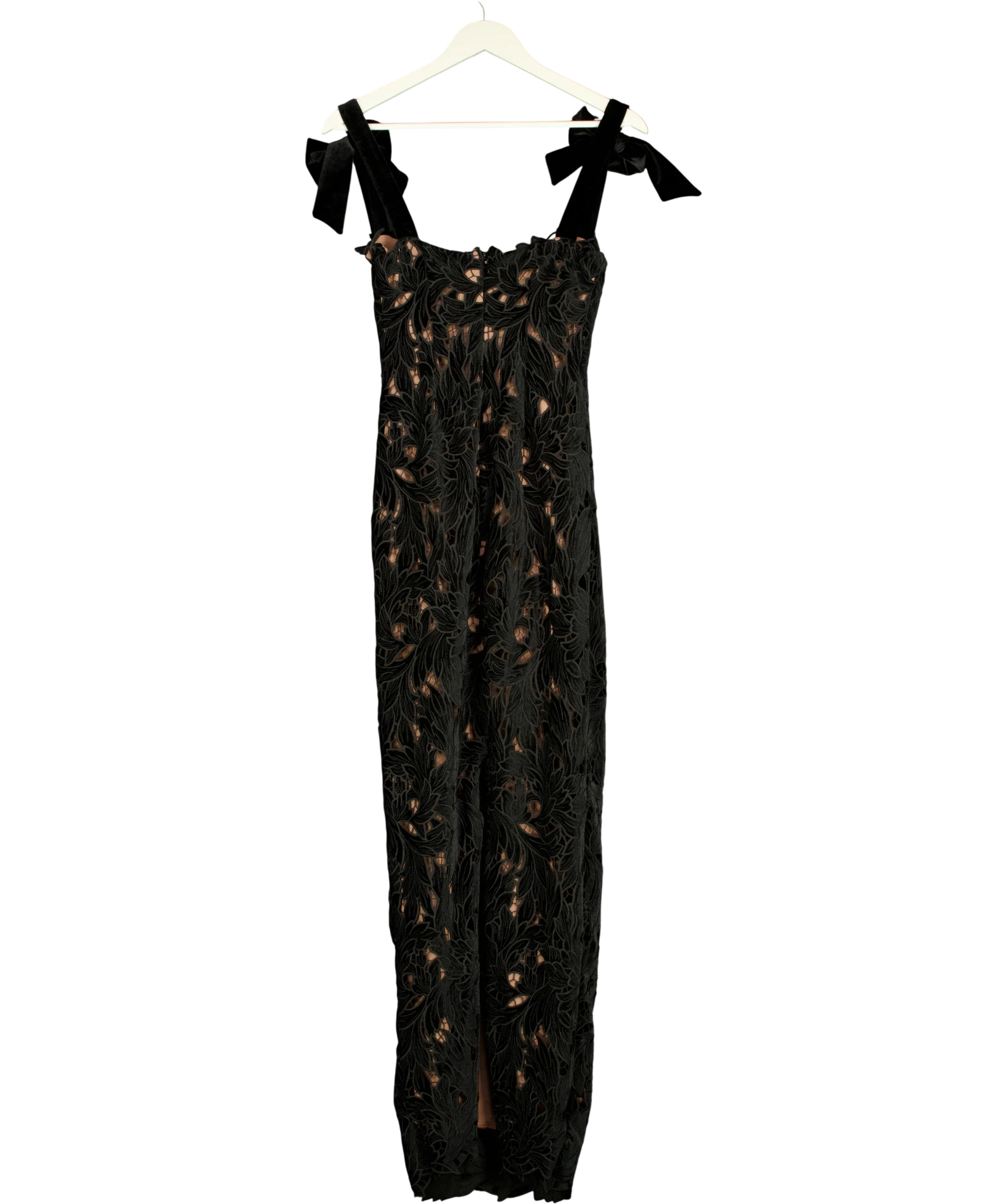 House of CB Black Tiff, size UK S — back