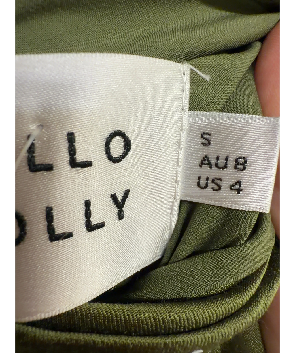 HELLO MOLLY Green Colour, size UK 8 — care label