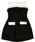 Babyboo Black Sabine Mini Dress, size UK M — front