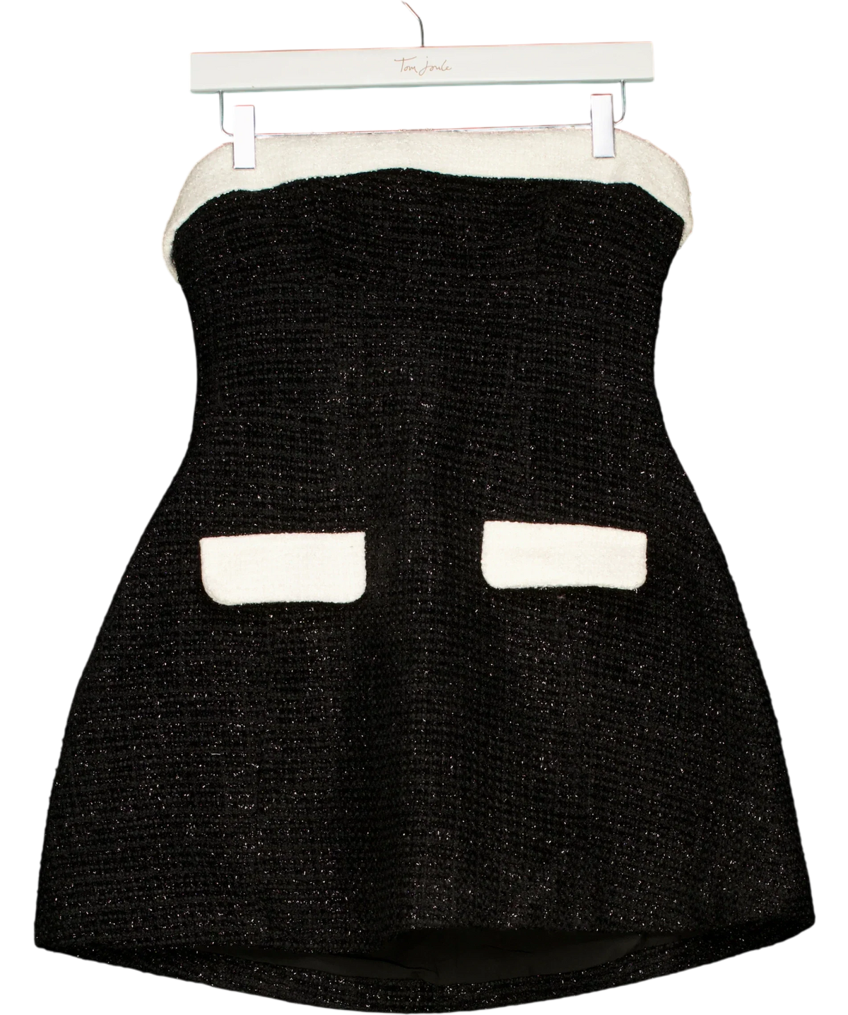 Babyboo Black Sabine Mini Dress, size UK M — front