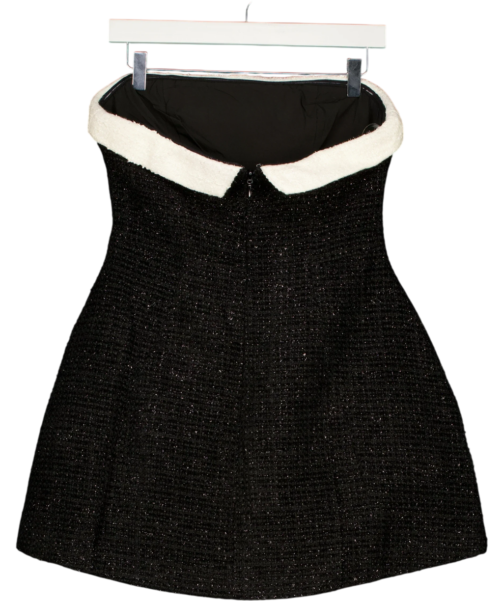 Babyboo Black Sabine Mini Dress, size UK M — back