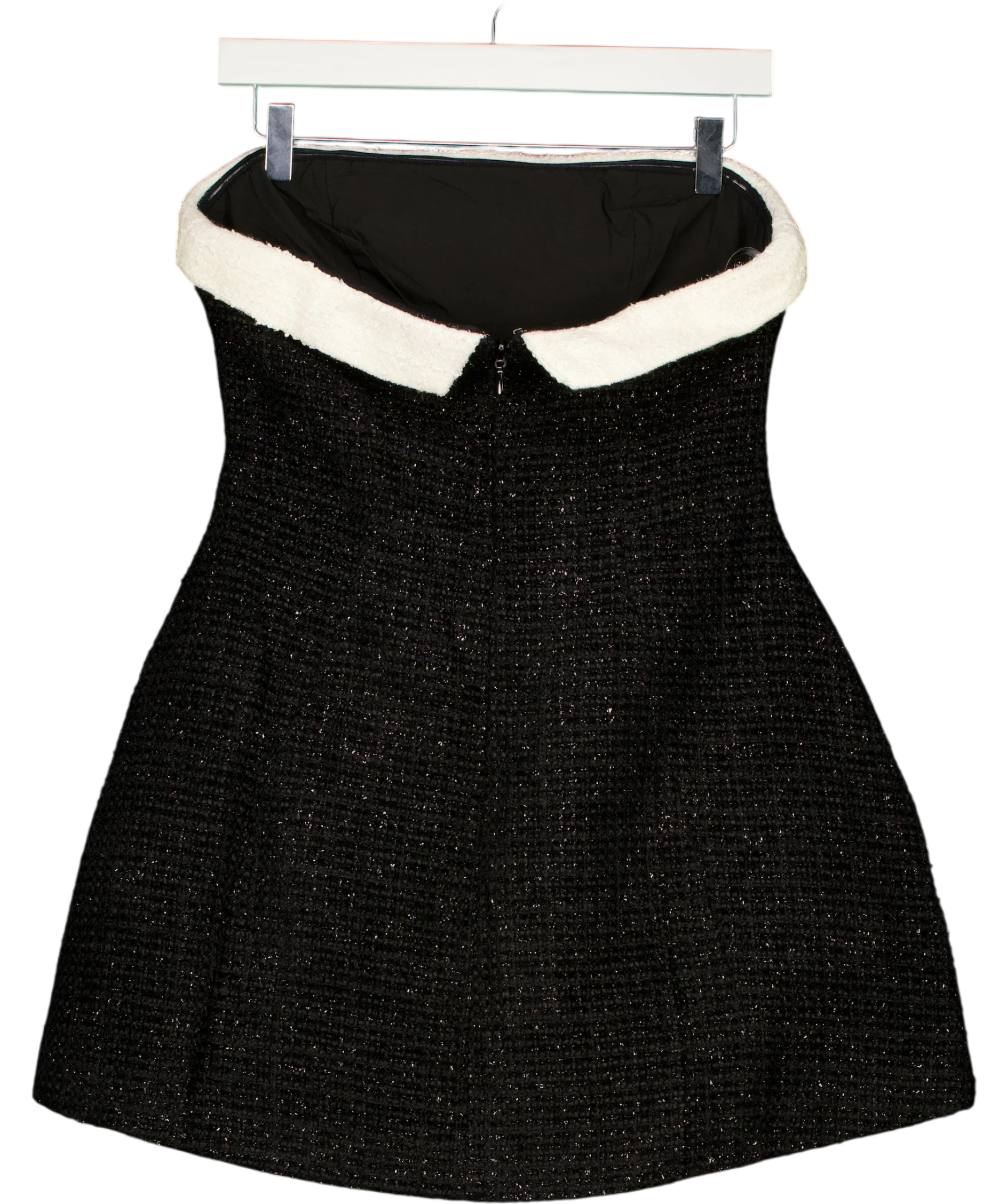 Babyboo Black Sabine Mini Dress, size UK M — back